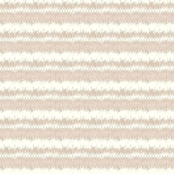 Minimal ecru jute plain horizontal stripe texture pattern. Two tone washed out beach decor background. Modern rustic brown sand color design. Seamless striped distress shabby chic pattern. — Stock Photo, Image