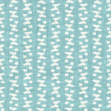 Ege 'nin deniz mavisi kırığı, rustik kumaş dokusu. Yaz mevsimi kıyı yaşam tarzı. Açık turkuaz mavi kumaş, tekstil dikişsiz desen oluşturur. Sahil evi kumaşlarını yıkadım.. 