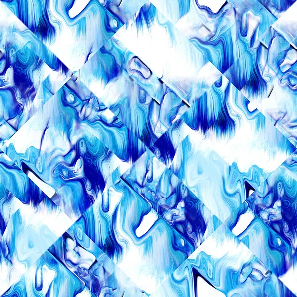 Οπτική δυσλειτουργία γραβάτα χρωματική γεωμετρική υφή φόντο. Απρόσκοπτη ροή υγρού υλικού. Σύγχρονη κυματιστή υγρή πλύση ποικιλόμορφη μοτίβο μείγμα υγρών. — Φωτογραφία Αρχείου