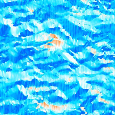 Dalgalı yaz boyası arka planı. Plaj mayosu için farklı renk karışımı, modaya uygun moda baskı. Boho dijital suluboya efekti damlatıyor. Yüksek çözünürlüklü, kusursuz desen materyali.