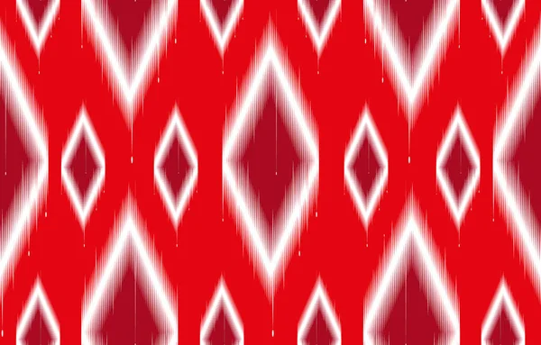 Illustrazione Modello Geometrico Ikat — Foto Stock