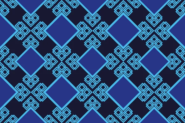 Fondo Sin Costuras Con Patrón Geométrico Repetitivo Tonos Azul Marino —  Fotos de Stock