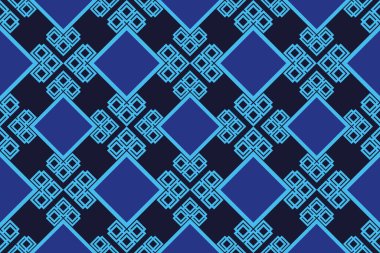 Donanma mavisi geometrik tekrarlayan desenli kusursuz vektör arkaplanı kumaşları, tekstil kalıplarını, duvar kağıtlarını yok etmek için uygun..