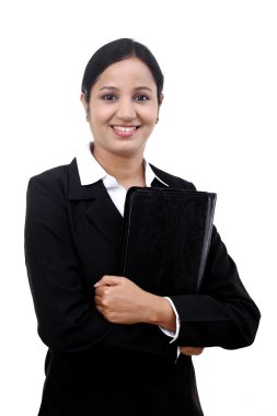 genç iş kadını holding dosya