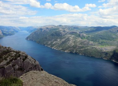 güzel Norveç manzaralar