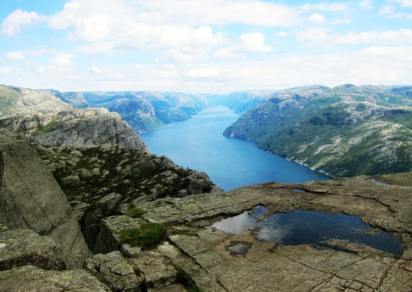 Belas paisagens da Noruega — Fotografia de Stock