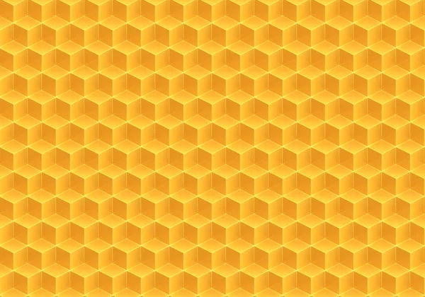 Hermoso Patrón Repetición Sin Costuras Formado Por Cubos Amarillos Con —  Fotos de Stock