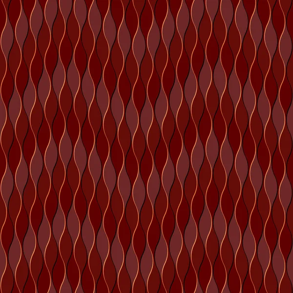 Γεωμετρική Σύνθεση Των Κάθετων Καμπύλων Κόκκινες Γραμμές Απρόσκοπτη Επαναλαμβανόμενη Μοτίβο — Φωτογραφία Αρχείου