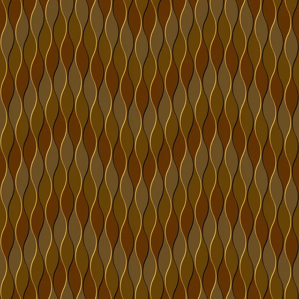 Turuncuyla Dikey Eğri Çizgilerin Geometrik Bileşimi Kusursuz Tekrarlama Kalıbı Tekstil — Stok fotoğraf