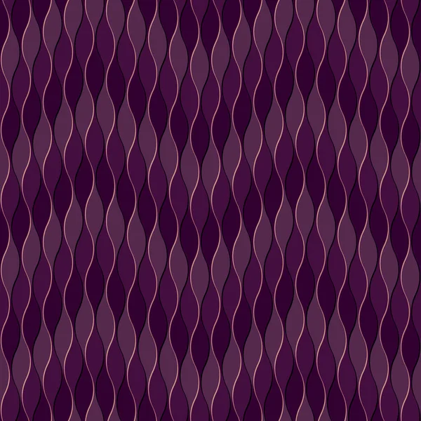 Geometric Composition Vertical Curvy Lines Violet Seamless Repeating Pattern Perfect — Stock Photo, Image