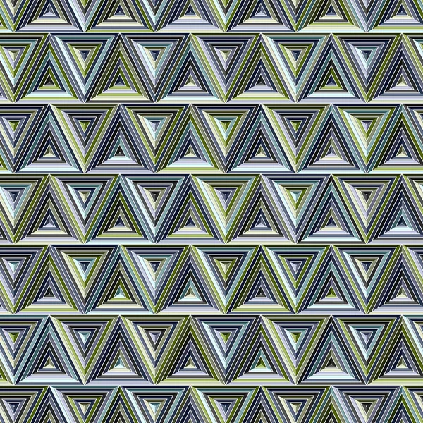 Composição Geométrica Triângulos Concêntricos Azul Verde Roxo Estilo Moderno Padrão — Fotografia de Stock
