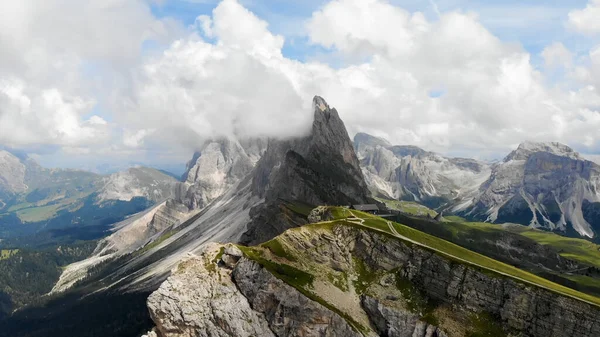 Dolomiterna Dolomiterna Italien Våren 2020 — Stockfoto