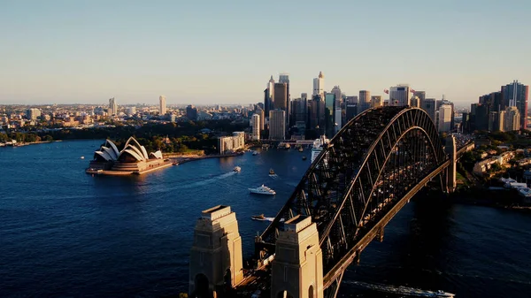 Sydney Kikötői Híd Ausztrália — Stock Fotó