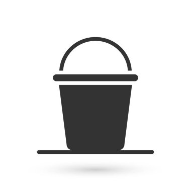 Gri Kova simgesi beyaz arkaplanda izole edildi. Vektör