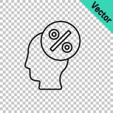 Şeffaf arkaplanda% 100 indirimli etiket simgesi izole edildi. Etiket alışverişi. Özel teklif işareti. İndirim kuponları sembolü. Vektör