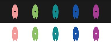 Sörf tahtası simgesini siyah ve beyaz arkaplanda izole et. Sörf tahtası. Olağanüstü bir spor. Spor malzemeleri. Vektör