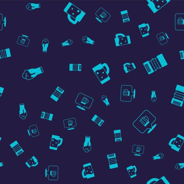 Bardak bardak Accordion ve tahta bardağı pürüzsüz kalıba sokun. Vektör.