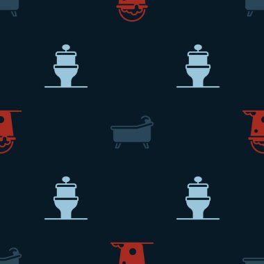 Kova köpüklü ve köpüklü olsun. Küvet ve klozet pürüzsüz olsun. Vektör