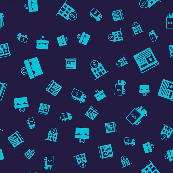 Çanta, Özgeçmiş, Banka Binası ve Zırhlı Araç 'ı kusursuz şekilde ayarlayın. Vektör