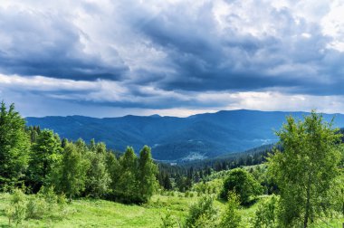 HDR Gösterim sırasında yokuş yukarı Makovytsya Ukrayna