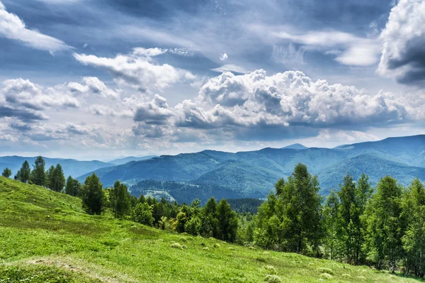 HDR Gösterim sırasında yokuş yukarı Makovytsya Ukrayna