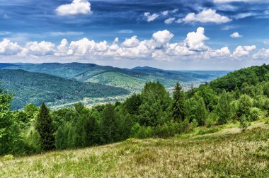 HDR Gösterim sırasında yokuş yukarı Makovytsya Ukrayna