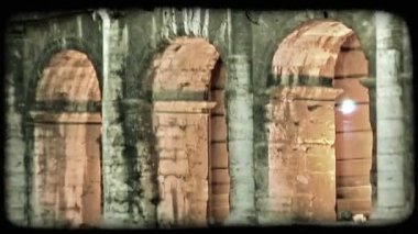 Colosseum. Vintage stilize video klip.