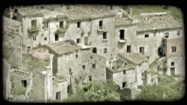 Italienische Stadt. Vintage stilisierter Videoclip. — Stockvideo