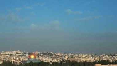Dome Of Rock ve Kudüs duvarlar