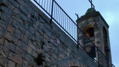 İsrail'de telif ücretsiz stok Video görüntüleri eski bir Hıristiyan Kilisesi vurdu