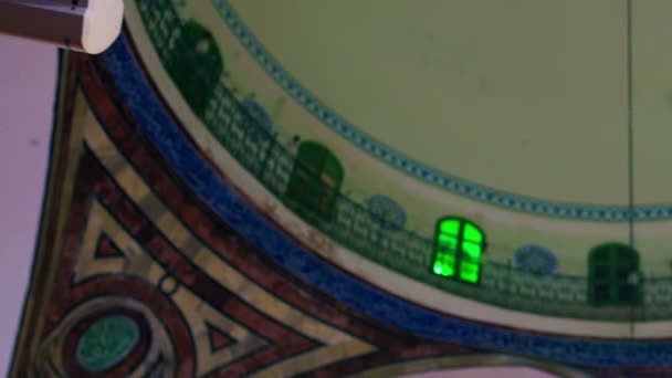 Mešita strop v Akko, Izrael — Stock video