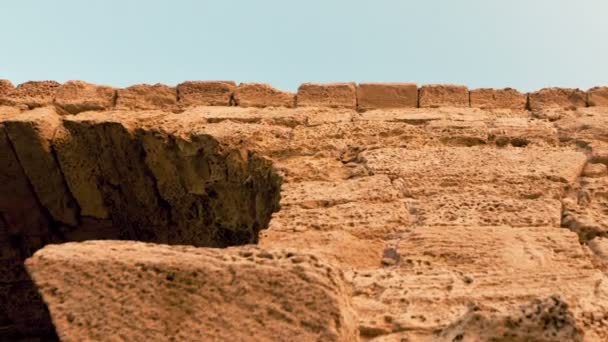 Ceasarea aquaduct i israel — Stockvideo