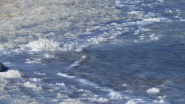 Tuzlu Dead Sea shore İsrail Panoraması görüntüleri