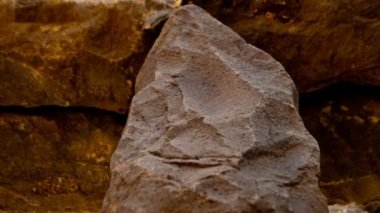 Korazim harabelerinde sütunlar