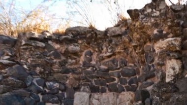 Kalıntıları üzerinde Mount Arbel, İsrail.