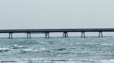 İsrail'de telif ücretsiz stok Video görüntülerini tuzdan arındırma pier vurdu