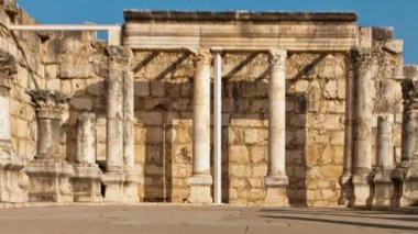 Capernuam İsrail'in eski sinagog