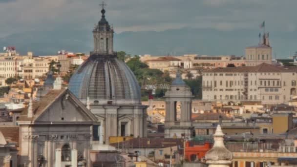 ローマの都市景観の時間経過 — ストック動画