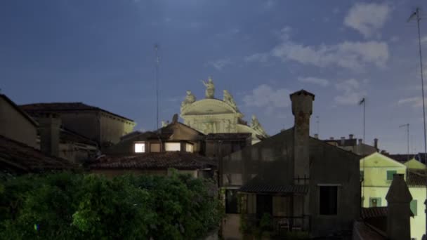 Roof tops of Venice time-lapse. — Stock Video