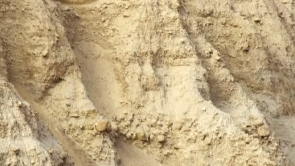 Stock Footage Vidéo Libre de Droit de Ein Gedi cliffside building tourné en Israël — Video