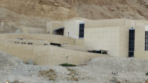 Mount Masada Museum in Israel — Stock Video