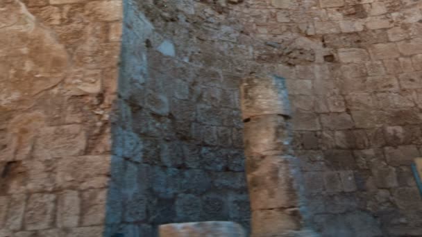 Gyorsított a Herodian romok — Stock videók