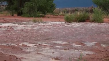 Bulutlu bir günde acele Nehri