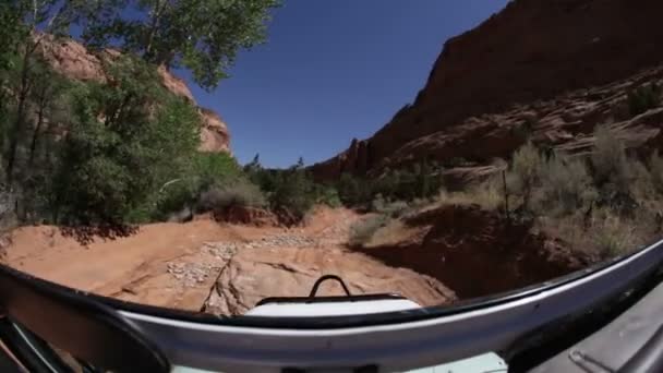 Nádherné scenérie Moab — Stock video