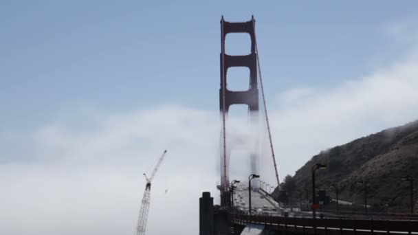 Golden Gate Bridge na Califórnia — Vídeo de Stock