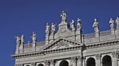 Statues atop St. John Lateran's Archbasilica