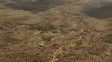 İsrail'de vurdu Ramon krater kat