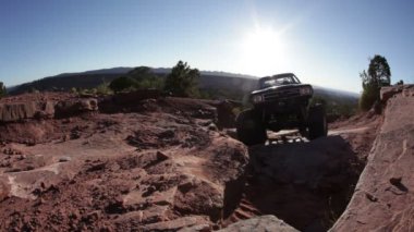 Moab kayalarda üzerinde tırmanma kamyon