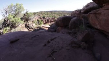Moab kayaçların çıkıntının