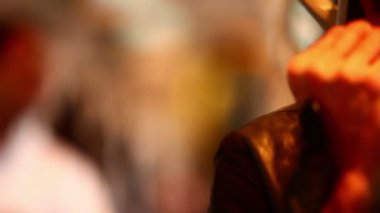 atış içinde İtalyan tren.